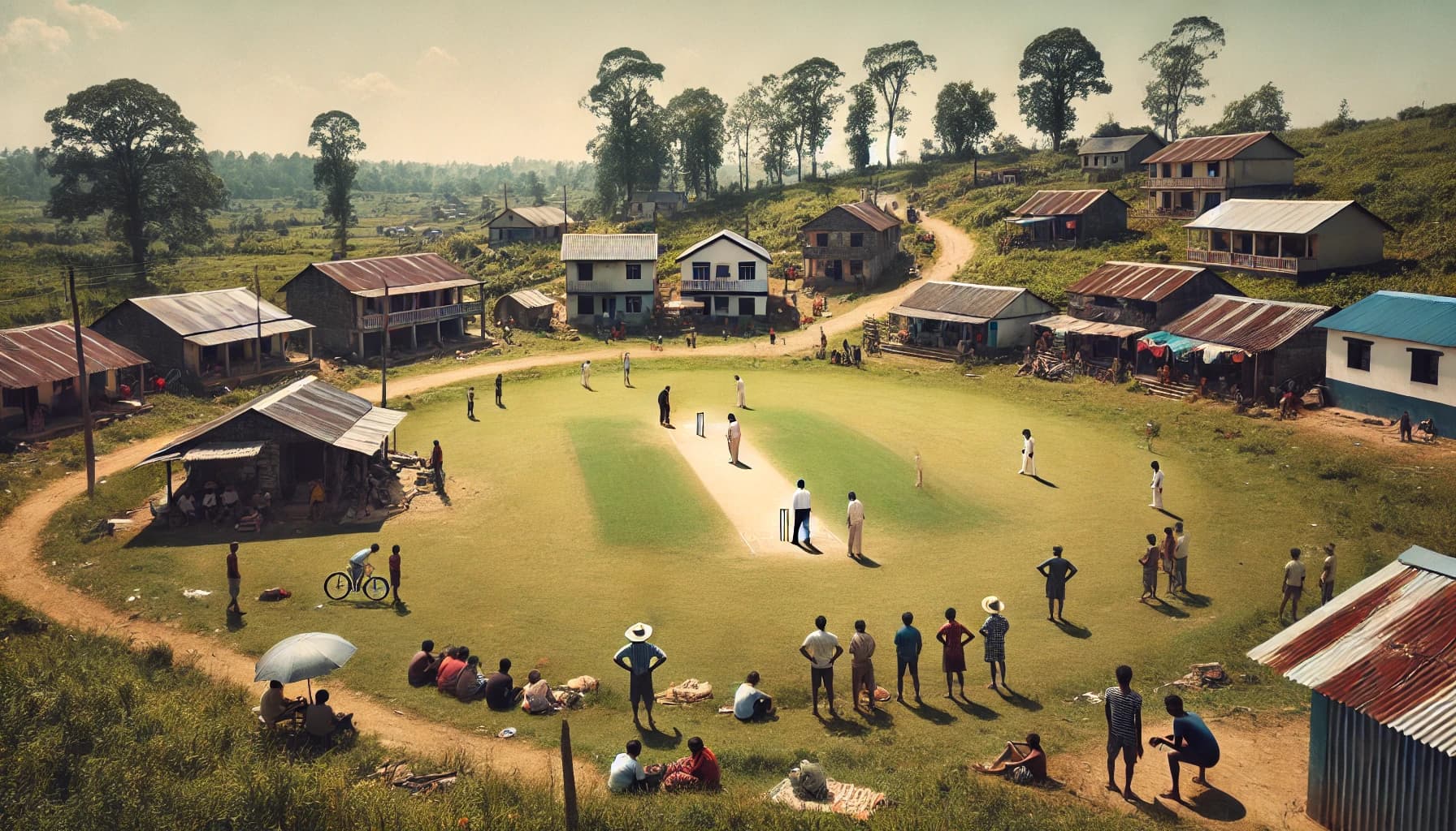Cricket scene 2