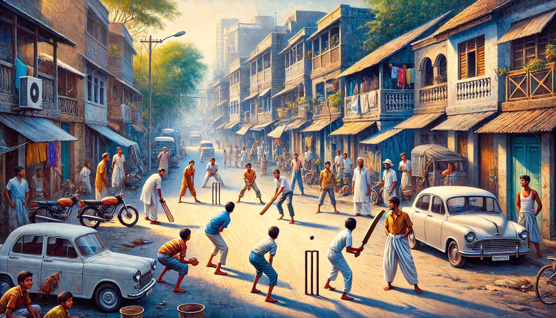 Cricket scene 1